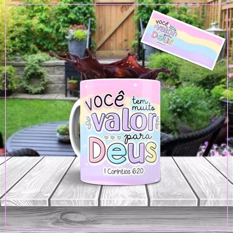 Caneca Personalizada Cristã Bíblica Evangélica Parcelamento sem acréscimo