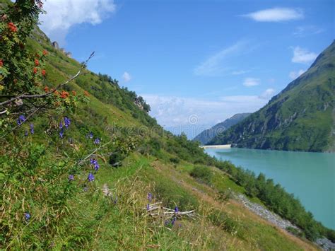 stausee mooserboden dam  austrian alps stock image image