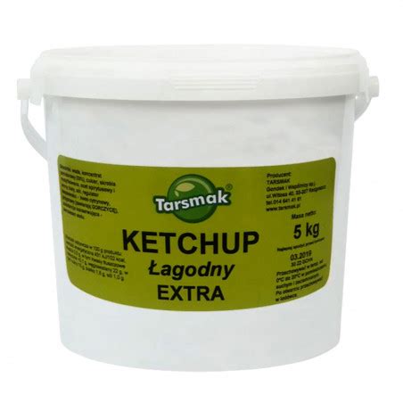 Kup Ketchup łagodny EXTRA 5kg TARSMAK dla gastronomii