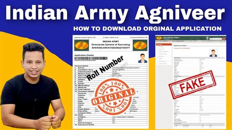 Indian Army Agniveer Application Form Download Step By Step How To