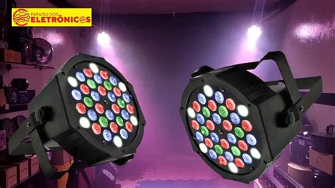 Jogo De Luz Canh O Refletor Strobo Ilumina O Profissional Rgbw Led