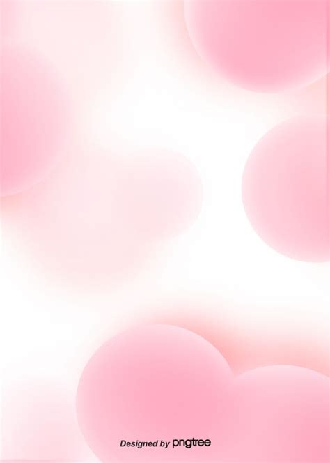 Pink Heart Gradient Background Design Wallpaper Image For Free Download ...