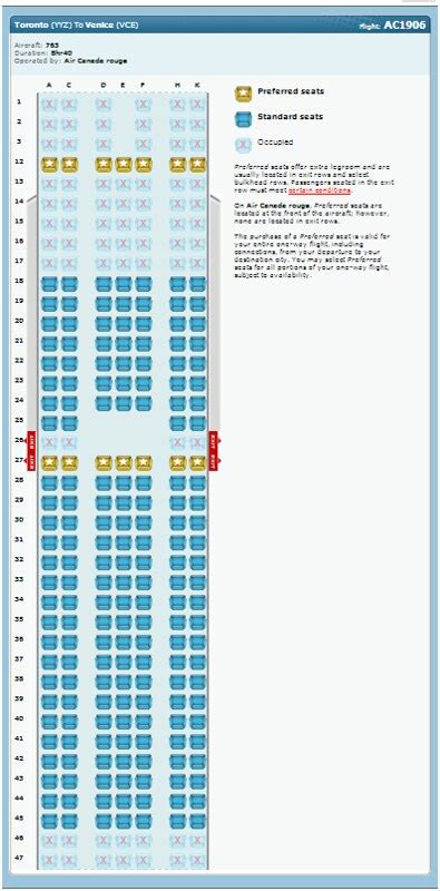 Air Canada Rouge Seat Selection Brokeasshome