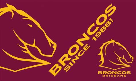 Brisbane Broncos Nrl Flag Massive 150cm X 90cm Rrp 7995 Ebay