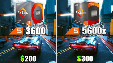 Ryzen 5 5600x Vs Ryzen 5 3600 Test In 10 Games Youtube