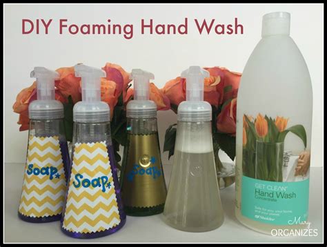 DIY Foaming Hand Wash Recipe - creatingmaryshome.com