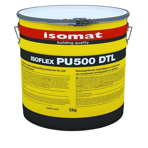 Roof Liquid Waterproofing ISOFLEX PU 500 DTL ISOMAT S A For