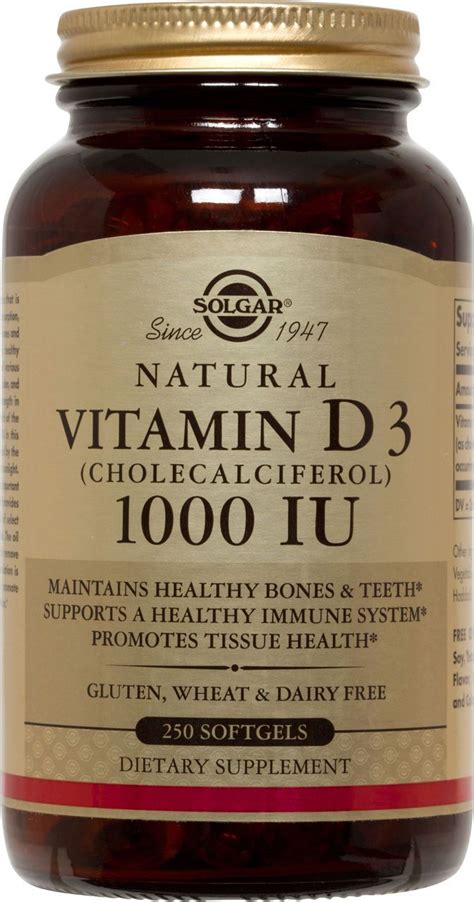 Witamina Blog Solgar Vitamin D3 Cholecalciferol 1000 Iu 250 Softgels