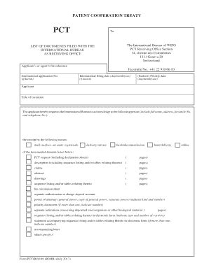 2020 2025 Form WIPO PCT RO 198 Fill Online Printable Fillable Blank