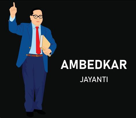 Ambedkar Jayanti 14 April Dr Br Ambedkar Vector Design 22589338 Vector Art At Vecteezy