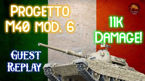 Progetto M Mod K Damage Guest Replay Ii Wot Console World Of