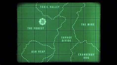 The Six Different Regions Of Fallout 76s Map Of West Virginia