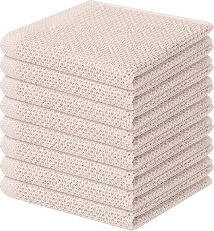 Amazon Homaxy 100 Cotton Waffle Weave Kitchen Dish Cloths Ultra