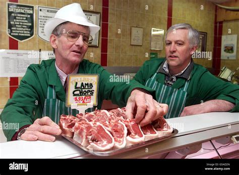 Butcher John Shepherd L With Business Partner Richard Goodson Of