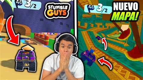 NUEVO MAPA DE STUMBLE GUYS YA DISPONIBLE NUEVO MAPA DE CARRERAS EN