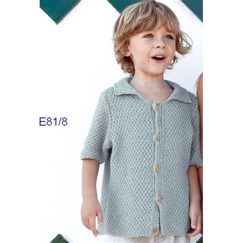 Modèle Veste Garçon Laine Katia Concept coton Cotton Yak