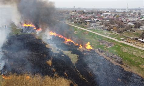 INCENDIU VIOLENT ÎN CARTIERUL MIRCEA VODĂ MII DE METRI PĂTRAȚI DE STUF