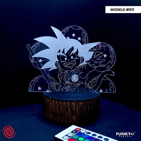 Lámpara Led Dragon Ball Goku Kid