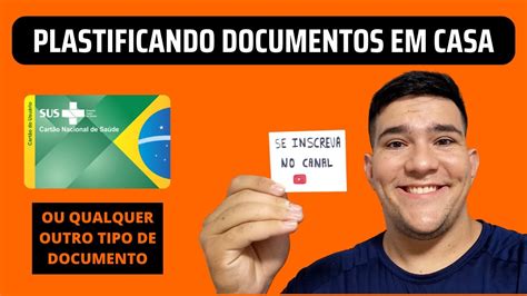 Como Plastificar Documentos Em Casa Usando Ferro De Passar Youtube