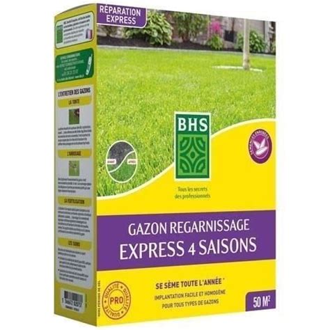 Bhs Semences Gazon Regarnissage Saisons Kg Nc Cdiscount Jardin