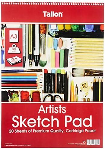 Artbox A3 Sketch Pad Assorted Sheet Of 30 Amazon Co Uk Home