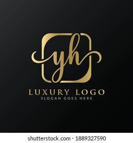 Yh Logo Design Vector Template Initial Stock Vector Royalty Free