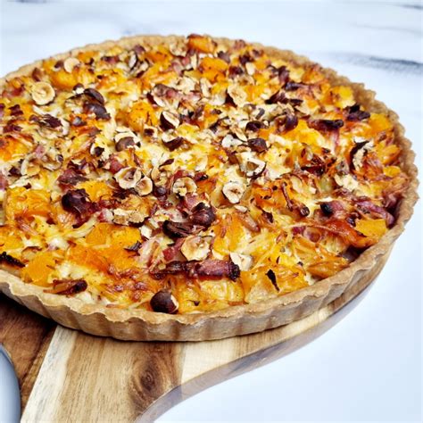 Tarte Au Butternut Lardons Fromage Recette D Automne