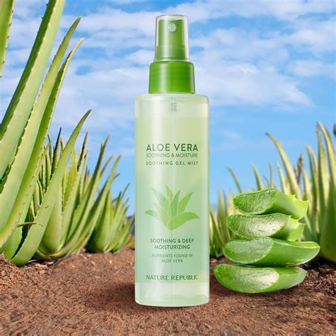 Soothing And Moisture Aloe Vera Soothing Gel Mist Nature Republic Usa