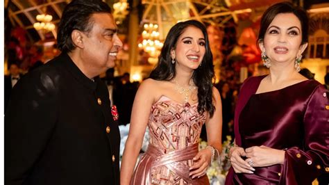 Radhika Merchant Wows In Atelier Versace Gown For Pre Wedding Inspired