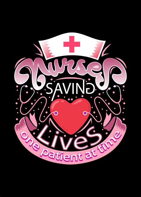 Nurses Saving Lives Poster By Beone Digital Displate