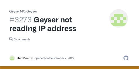 Geyser Not Reading Ip Address Issue Geysermc Geyser Github