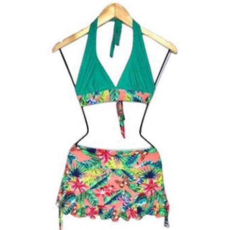 Ripley BIKINI TOP FALDA CLARA CAMPOAMOR VERDE GL 30
