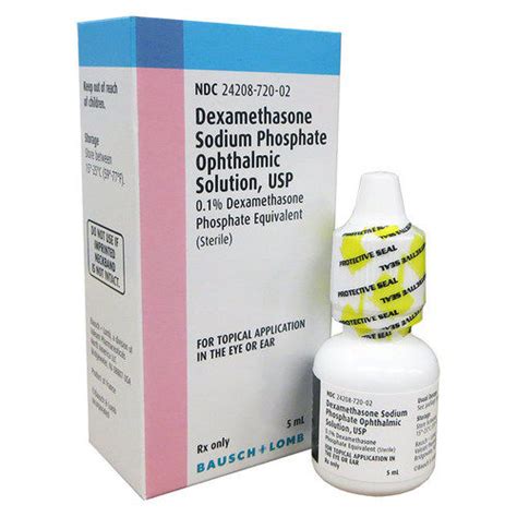 Dexamethasone Sodium Phosphate Ophthalmic Solution Eye Drops Age Group