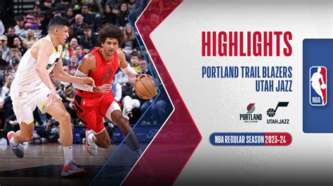 Portland Trail Blazers Utah Jazz Highlights Fpt Play