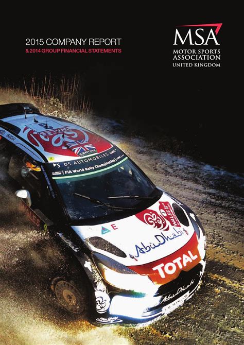 Msa 2015 Company Report By Motorsport Uk Issuu