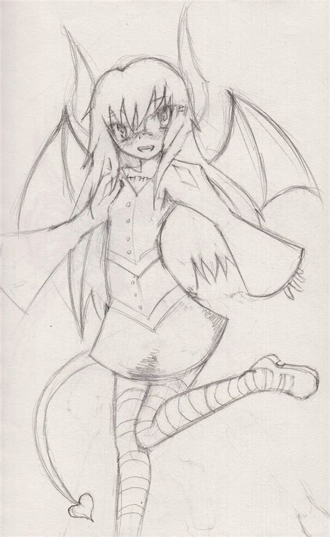 Shiki Succubus Sketch By Ryukky On Deviantart