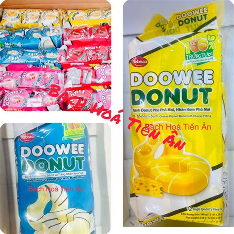 Bịch 12 Chiếc Bánh Donut Doowee Rebisco 360gr 12 Cái X 30g Shopee Việt Nam