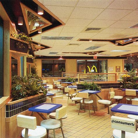 The interior of a fancy McDonald's in 1984 : r/80sfastfood