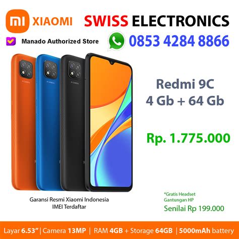 Hp Xiaomi Redmi C Gb Swiss Baru Electronics Toko Elektronik