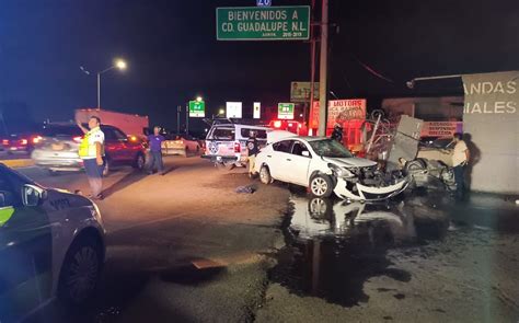 Conductor Ebrio Choca Contra Muro De Empresa En Avenida Morones Prieto