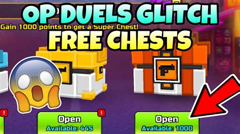 This Op Duels Glitch Gives You Easy Chests Pixel Gun D Youtube