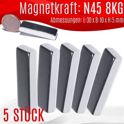 Neodym Magnet N52 Quader Scheibe Neodym Magnet Extrem Stark Ab 100Kg