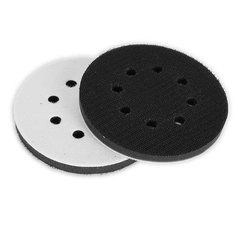 Pcs Inch Mm Holes Soft Sponge Interface Pad Hook Loop Sanding