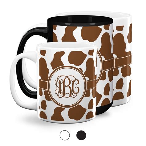 Custom Cow Print Coffee Mug Personalized Youcustomizeit