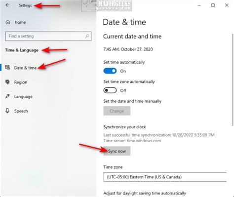 3 Ways to Synchronize Windows Clock With an Internet Time Server ...