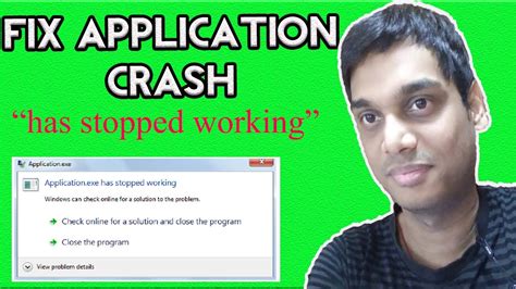 How To Fix Exe Has Stopped Working Appcrash Solved Win 7 8 10 Hindi Youtube