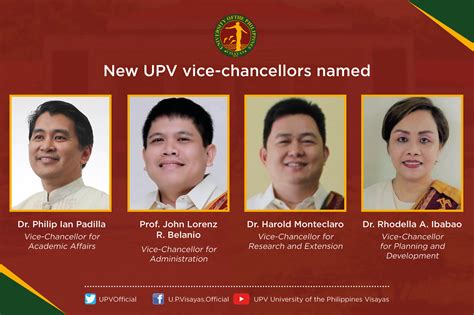 New Upv Vice Chancellors Named