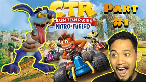 How To Beat 1st Boss Ripper Roo Let S Play Crash Team Racing Nitro