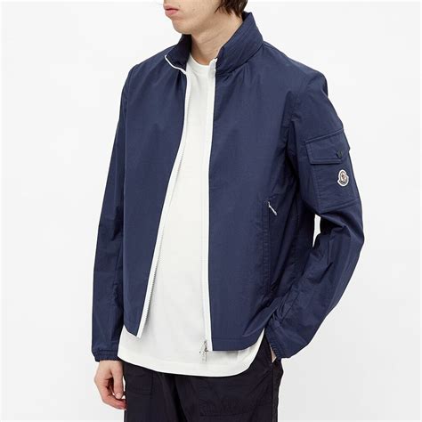 Moncler Mens Brize Zip Jacket In Navy Moncler