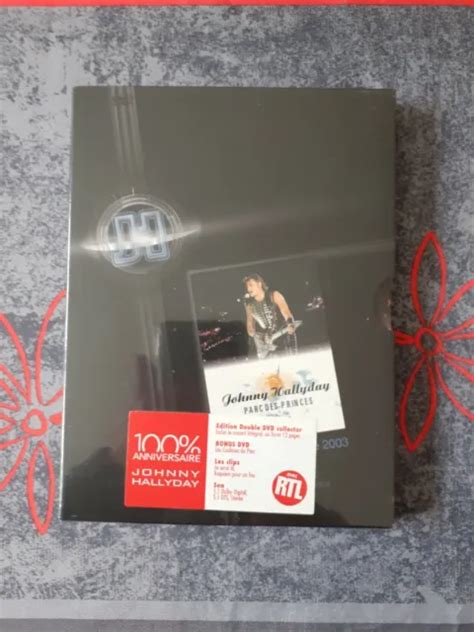 JOHNNY HALLYDAY PARC Des Princes 93 Digipack 2DVD Edition Anniversaire